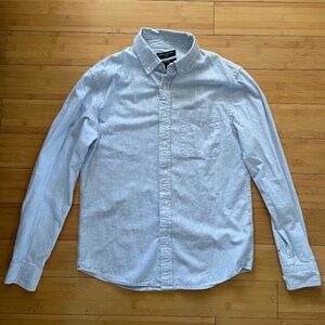Banana Republic Men's Blue Oxford Small